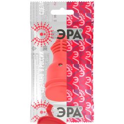 Розетка ЭРА RX11-R-IP44 каучуковая c заземлением 16А IP44 прямая красная