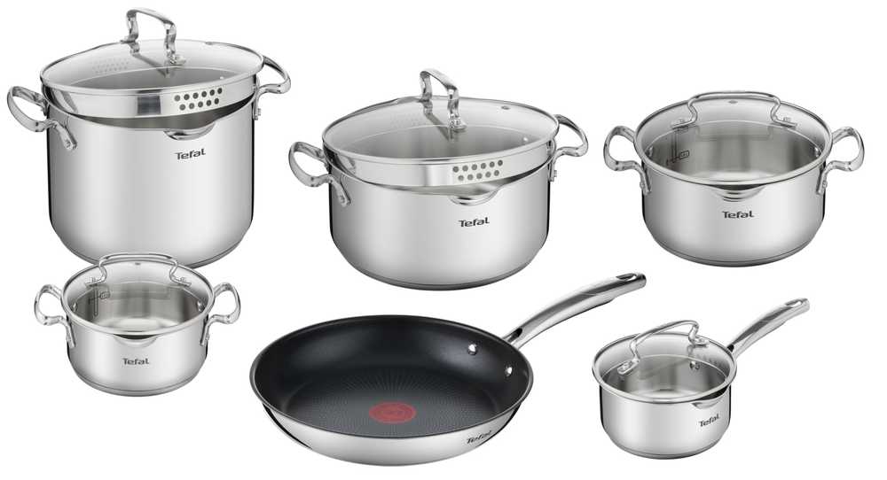 Набор посуды Tefal Duetto+ 11 предметов G732SB55