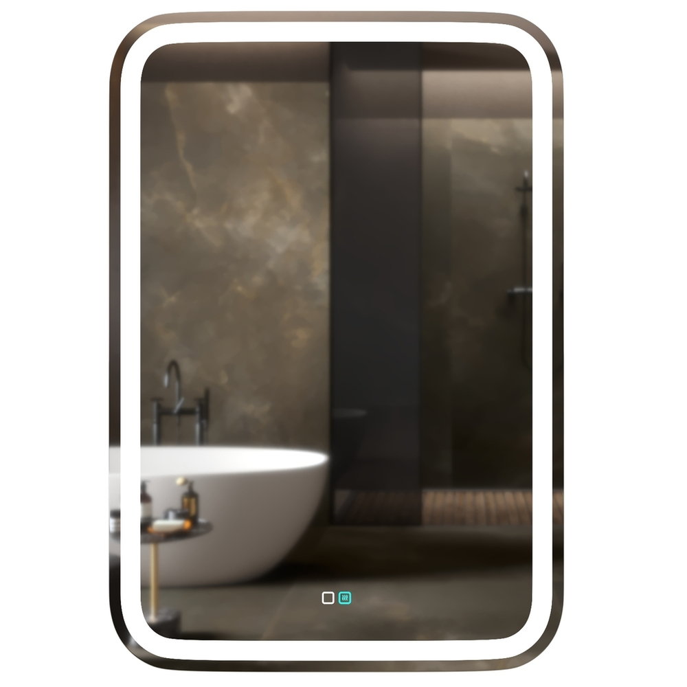 Зеркало MIXLINE "Мальта-2" 550*800 (ШВ) сенсорный выключатель, светодиодная подсветка + подогрев