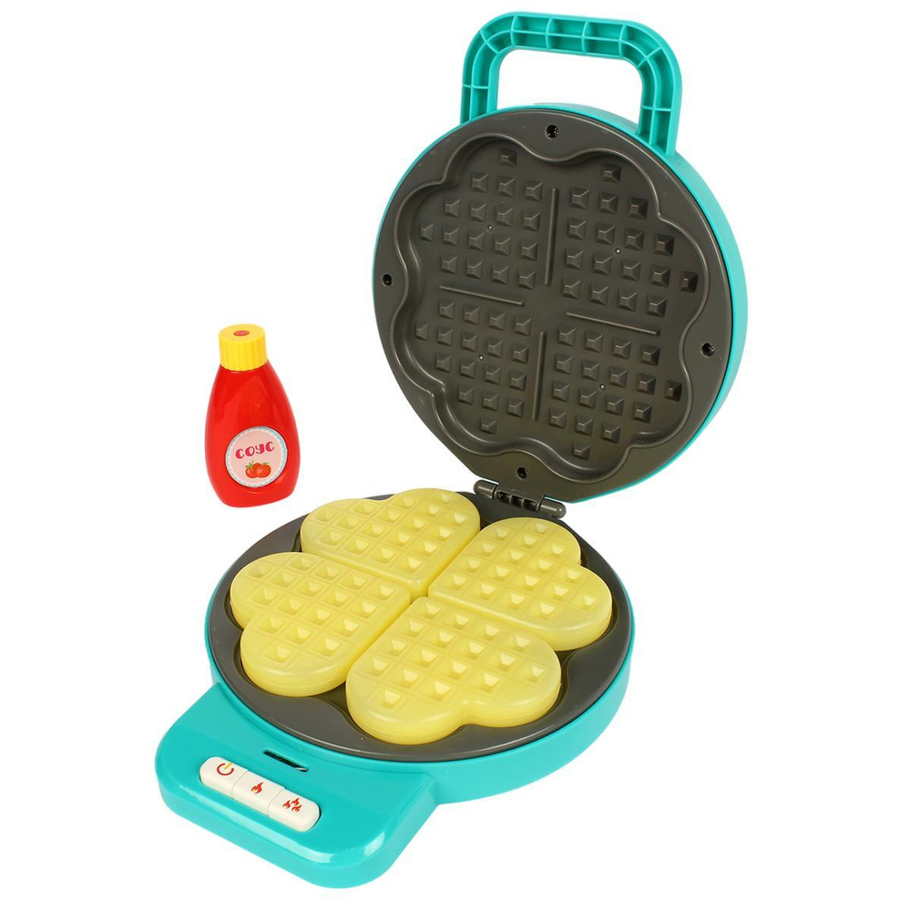 Набор вафельница "Повар"Girl's club"меняет цвет, звук. и свет, коробка