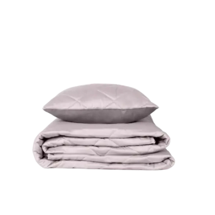 Покрывало + наволочка BuyColor Песок/Роза