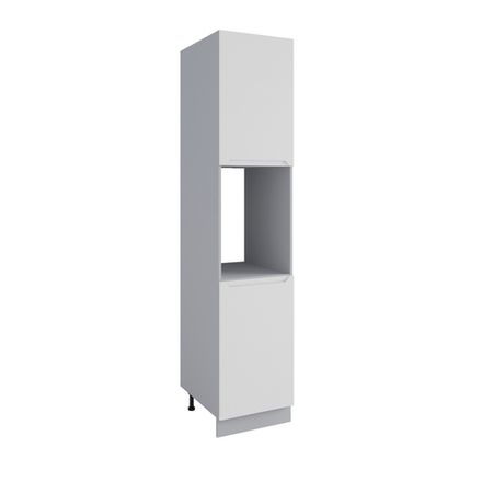 Кухня Модуль ПН 450 (с нишей) Тренто Белая кожа (правый)