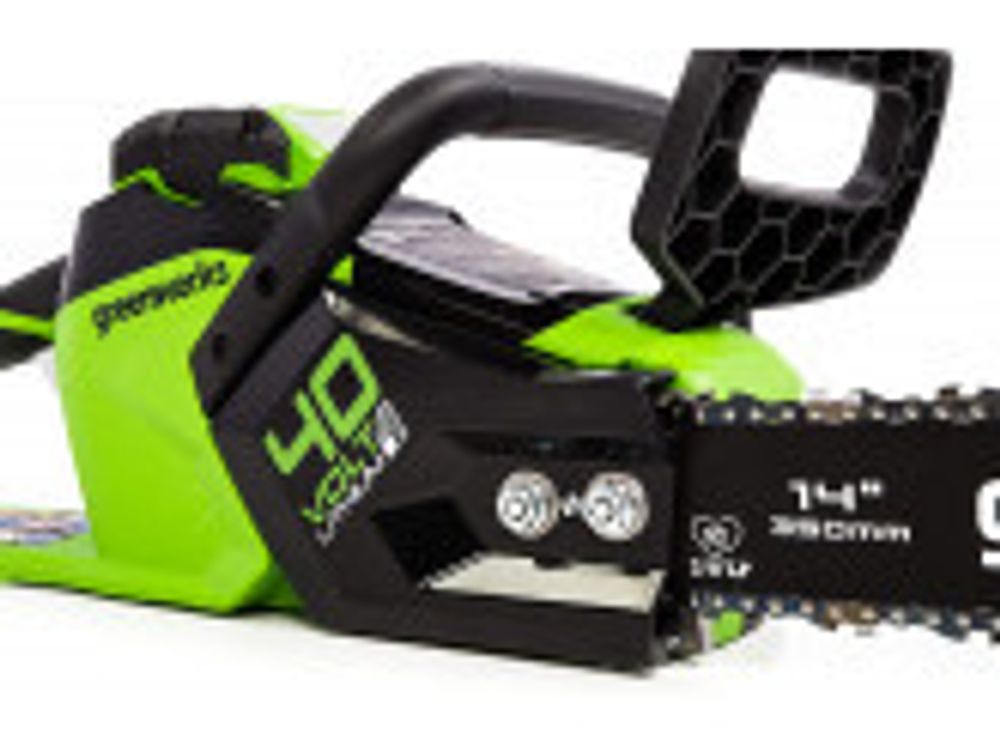 Аккумуляторная цепная пила Greenworks GD40CS15, 2005707,40v, 35 см, без АКБ и ЗУ