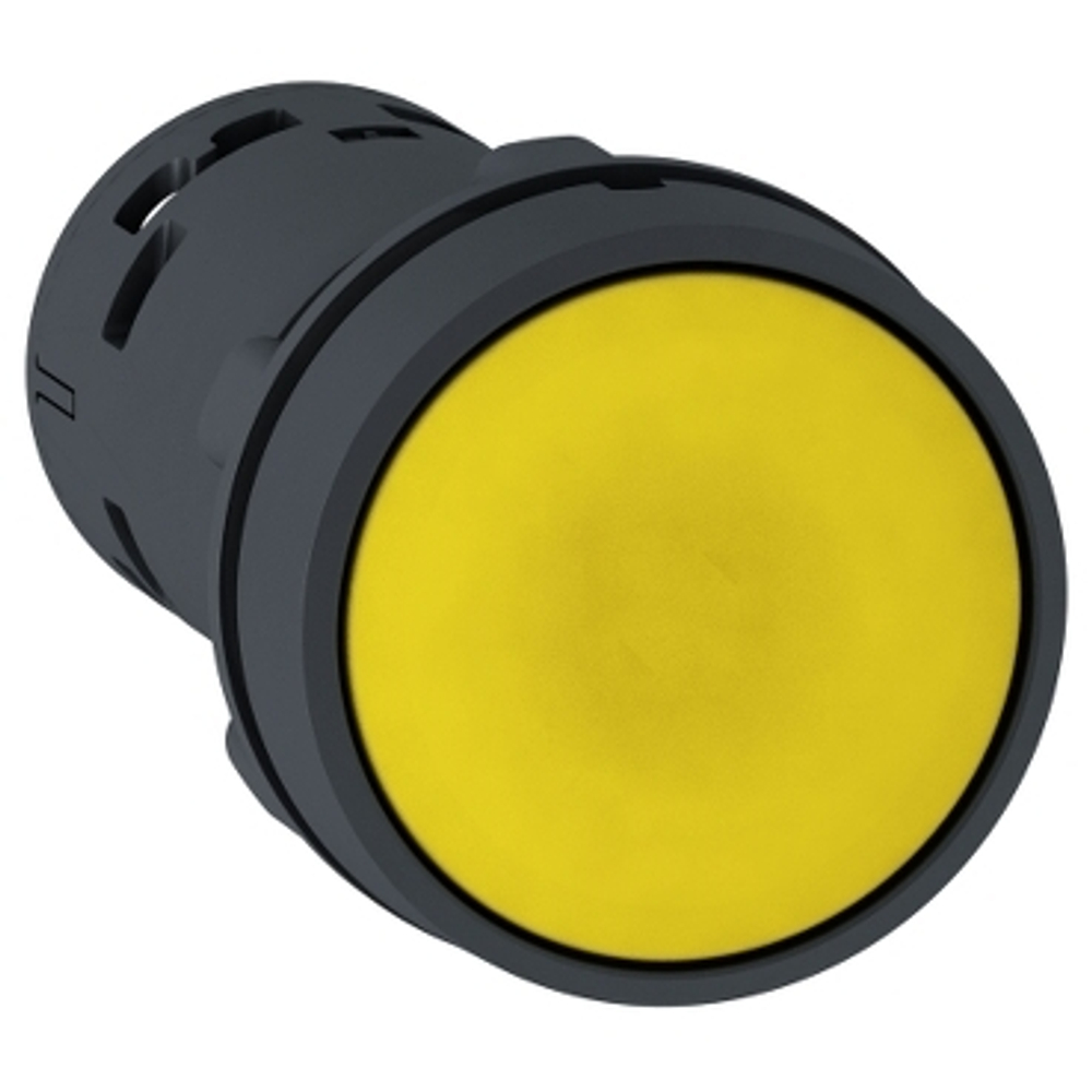 Кнопка XB7NA81 22мм желт. с возвратом 1H0