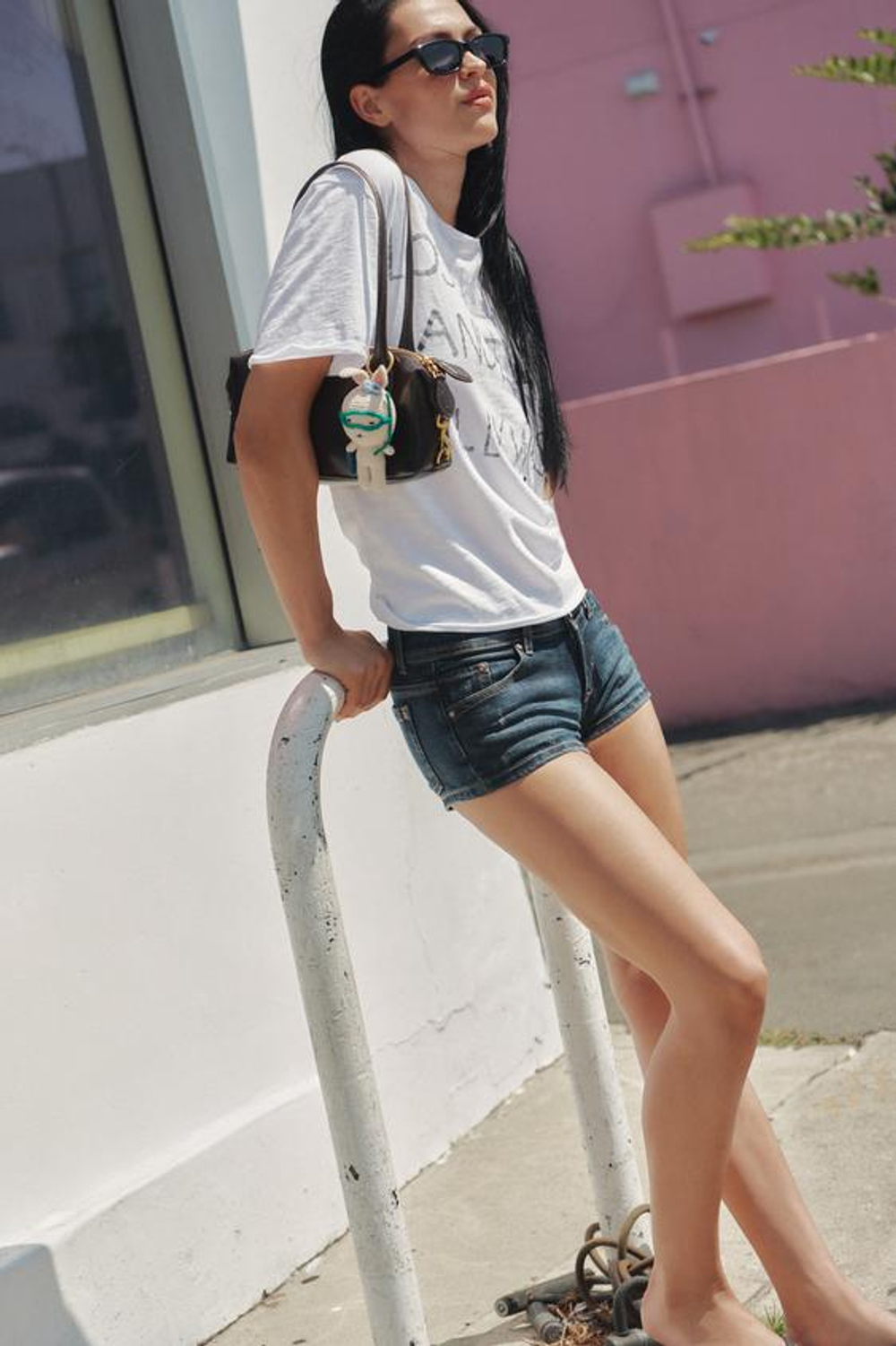 ZARA ДЖИНСОВЫЕ МИНИ-ШОРТЫ TRF С НИЗКОЙ ПОСАДКОЙ, СИНИЙ