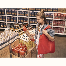 Сумка складная mini maxi shopper red