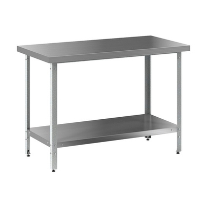 Стол производственный СЦЭ 1600/600/850 (полка сплошная)