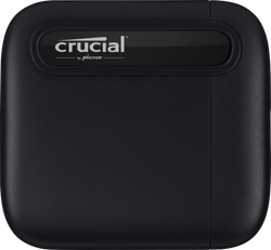 Внешний накопитель SSD 1Tb SSD Crucial X6 ( CT1000X6SSD9) USB 3.2 Type C черный