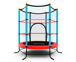 Батут детский DFC SMRKIDS 55" с сеткой, RED