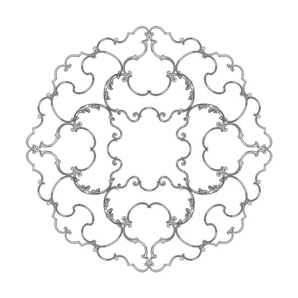 Розетка RODECOR Шинуазри 87512CN (2000*2000)