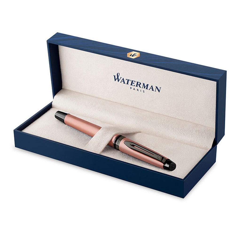 Ручка роллер Waterman Expert DeLuxe Metallic Rose Gold RT (2119264) 3