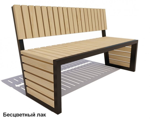 Скамейка парковая Аллея, Сосна