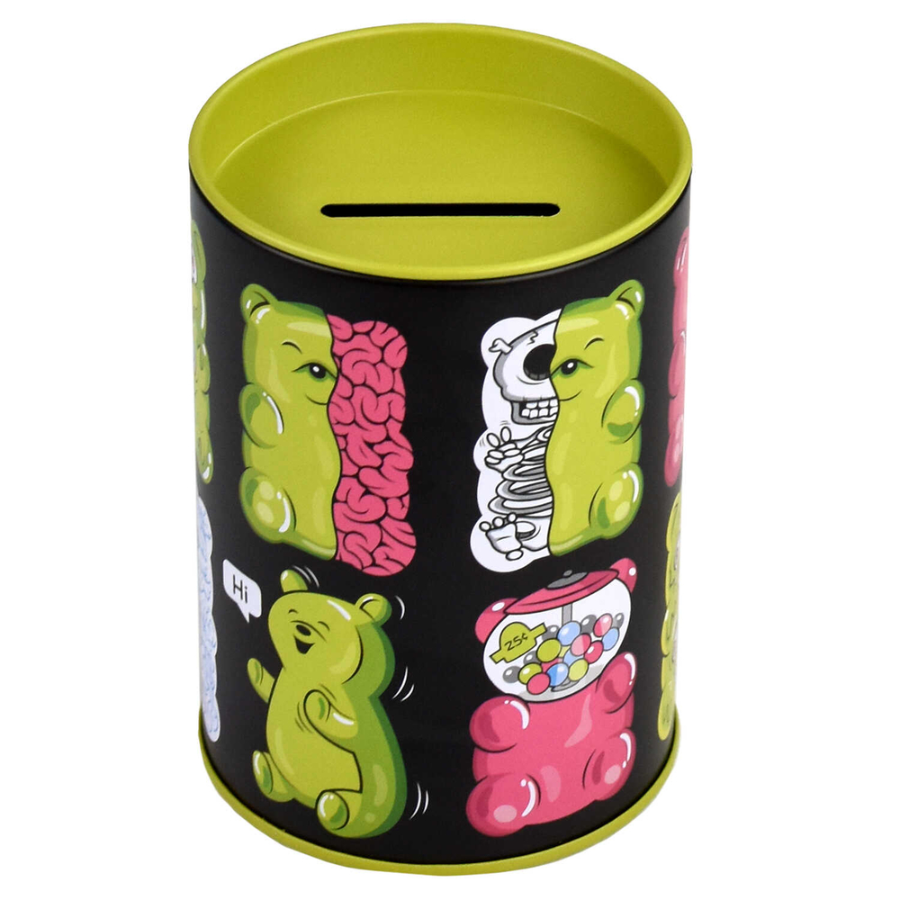 Копилка-подставка для канцелярских принадлежностей Феникс+, 10,4х7,5х7,5 см, металл. Коллекция "ВНУТРЕННИЙ МИР":