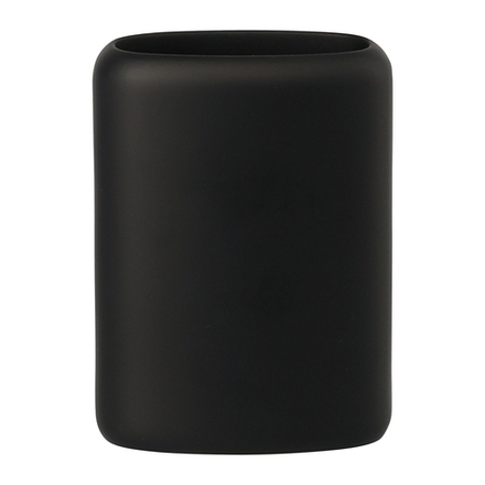 Стакан для зубных щеток Slim, черный