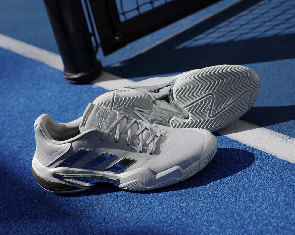 Теннисные кроссовки Adidas Barricade 13 M Silver Edition - silver metallic/silver metallic/dash grey