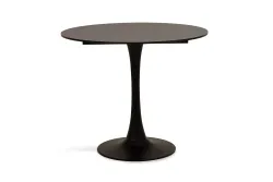 "Тюльпан" стол из HPL круглый Ø90см, цвет "серый гранит"