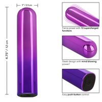Фиолетовый гладкий мини-вибромассажер 9см California Exotic Novelties Glam Vibe SE-4406-20-3