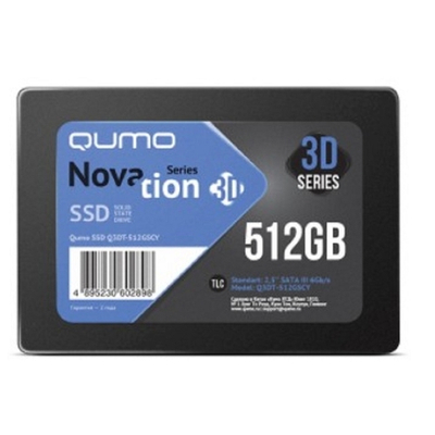 QUMO SSD 512GB QM Novation Q3DT-512GSCY (SATA3.0)