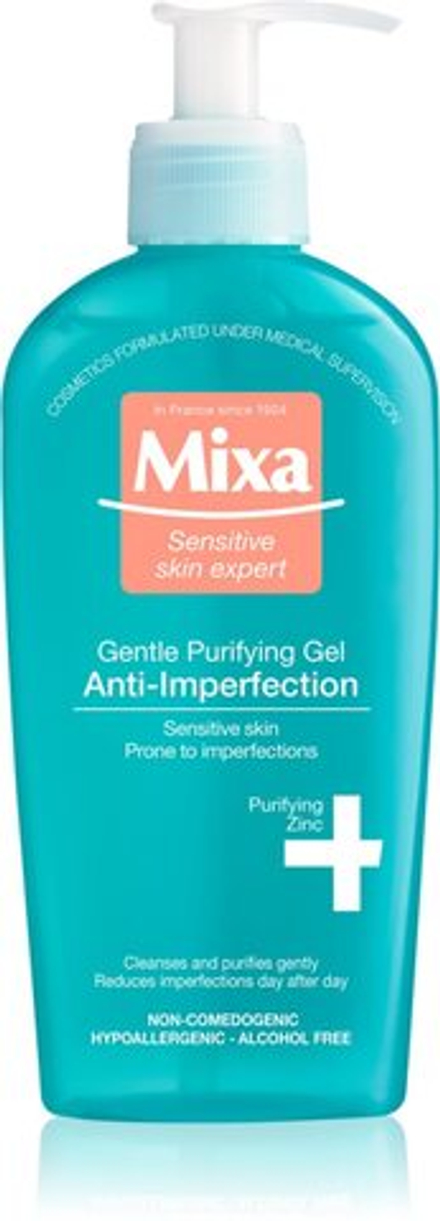 MIXA Anti-Imperfection - очищающий гель для лица без мыла /   200  ml  / GTIN 3600550807417
