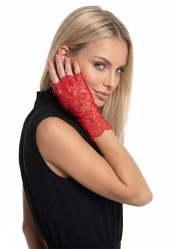 Митенки 0601-45 алый