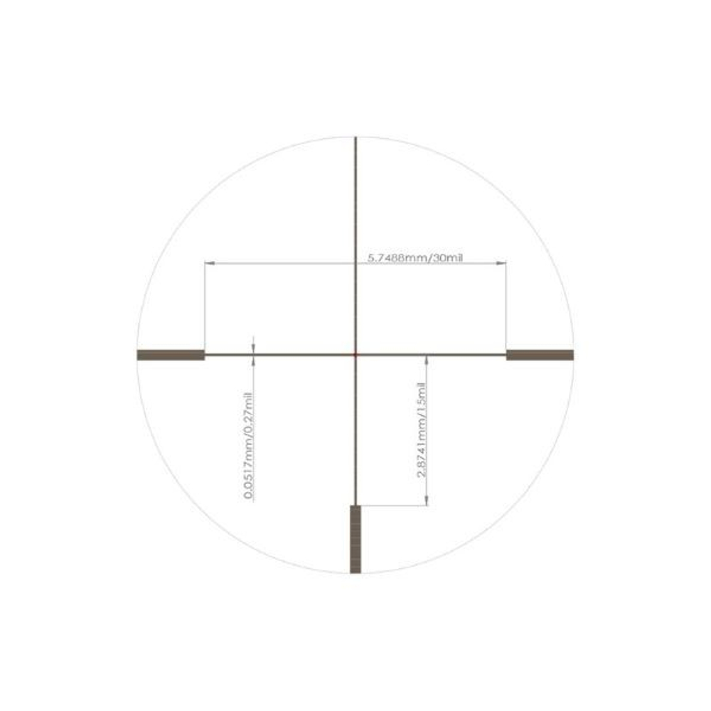 Оптический прицел Artelv CRS Fiber Green 1-4x24 SFP 30мм
