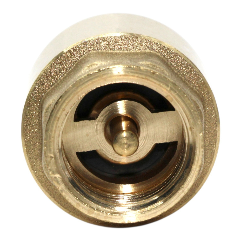 Обратный клапан пружинный TEBO 1/2" с металлическим седлом
