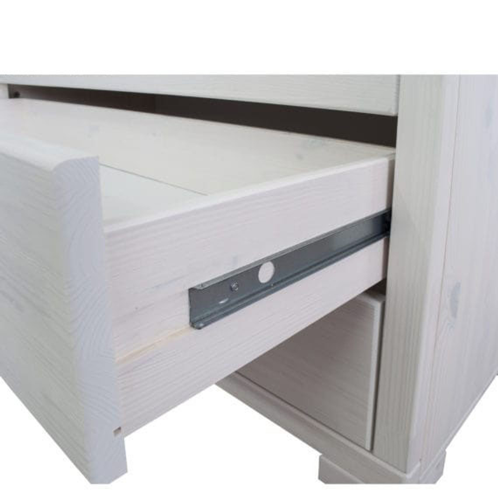 Шкаф витрина Мэдисон со стеклом, из МДФ, белая