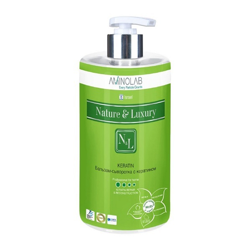 Бальзам-сыворотка для волос с кератином Nature&Luxury Keratin Repair 730мл