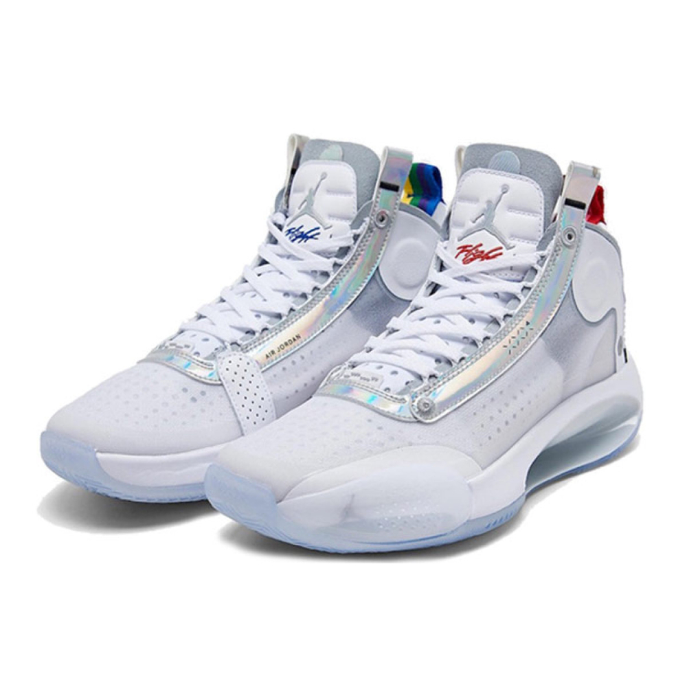 Кроссовки Air Jordan 34 White Iridescent
