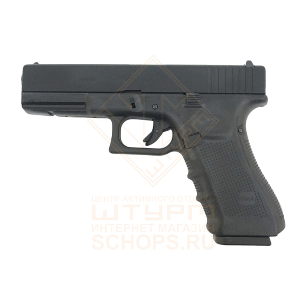 Модель пистолета WE Glock G17 Gas gen4, Black