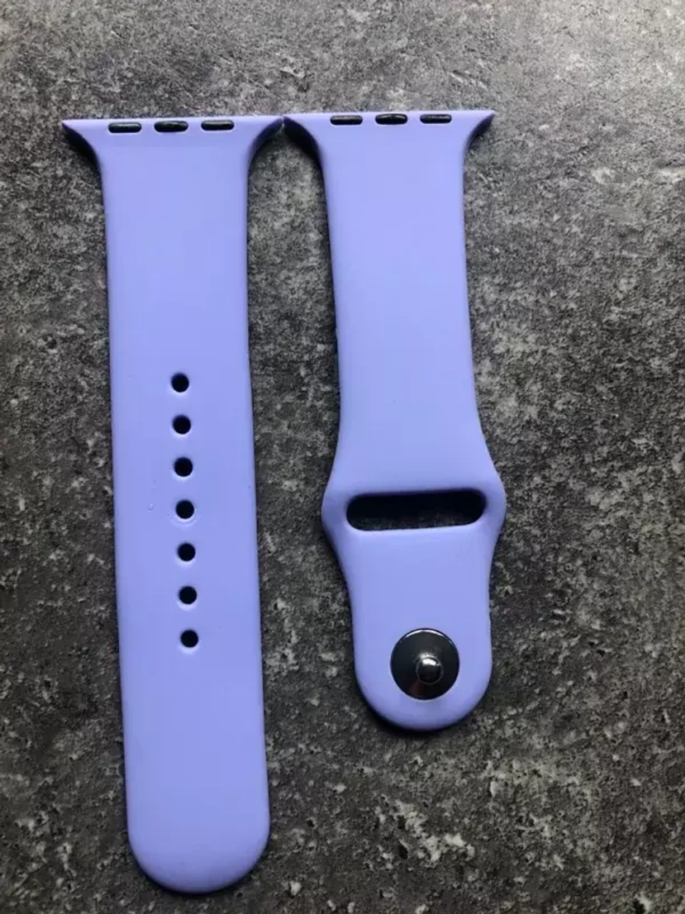 Браслет-ремешок для Apple Watch USUAL (42-44mm) лавандовый серый