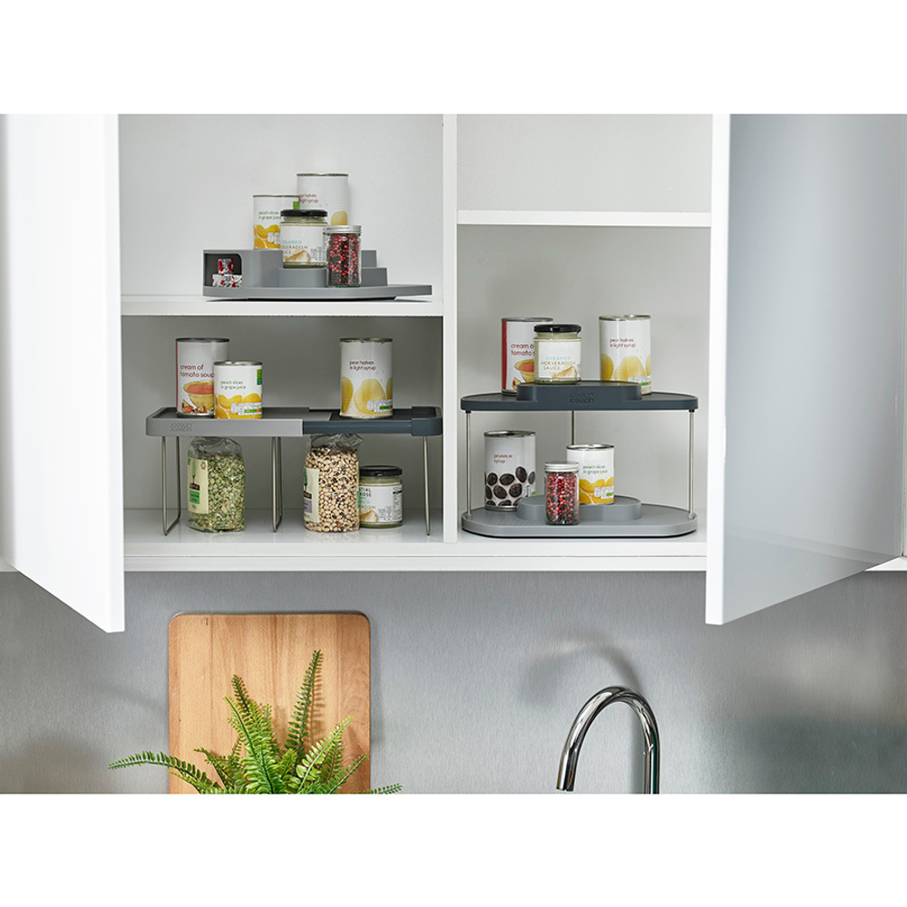 Полка раздвижная cupboardstore, серая