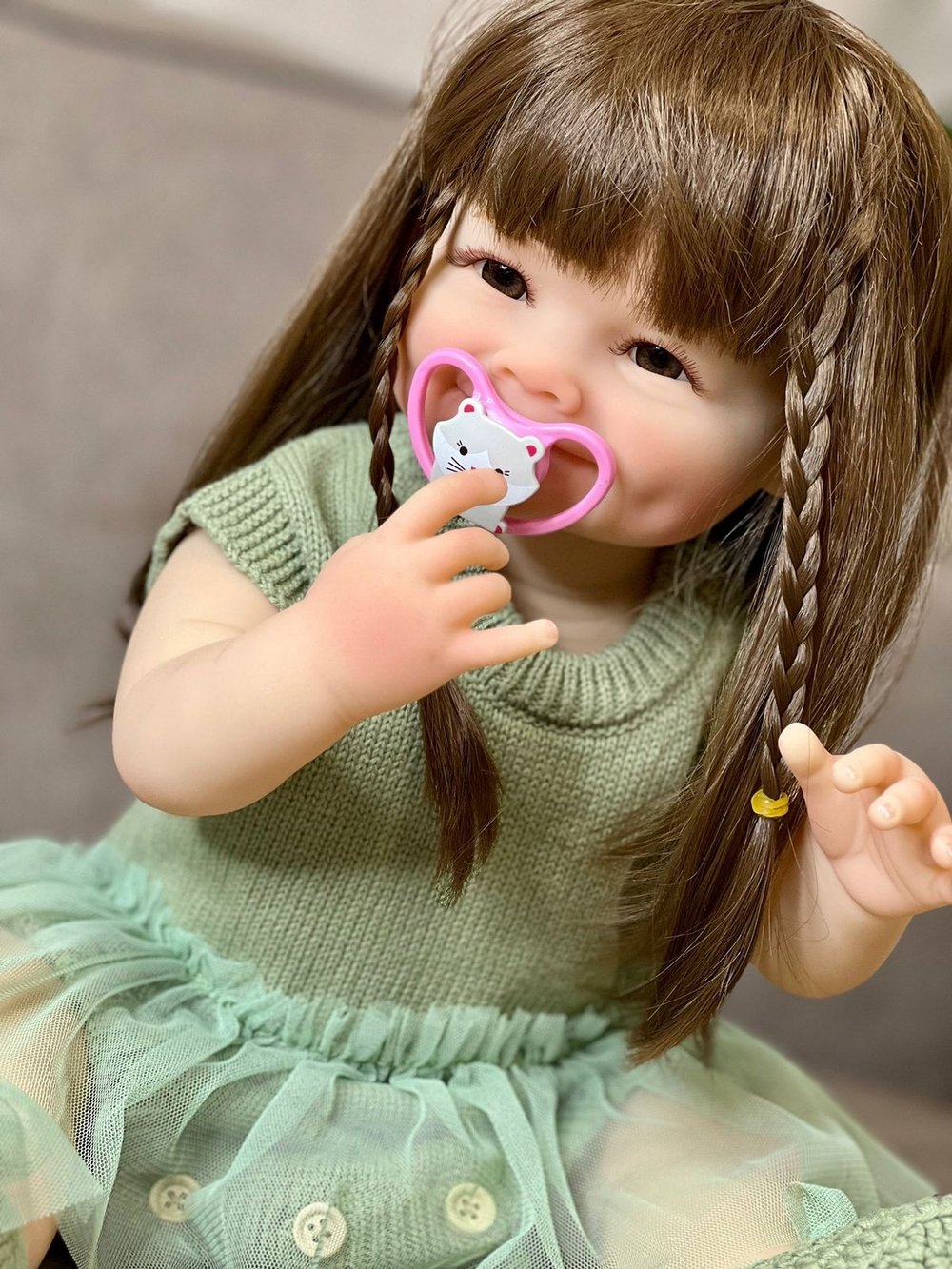 Кукла Реборн виниловая 55см в пакете (FA-129)