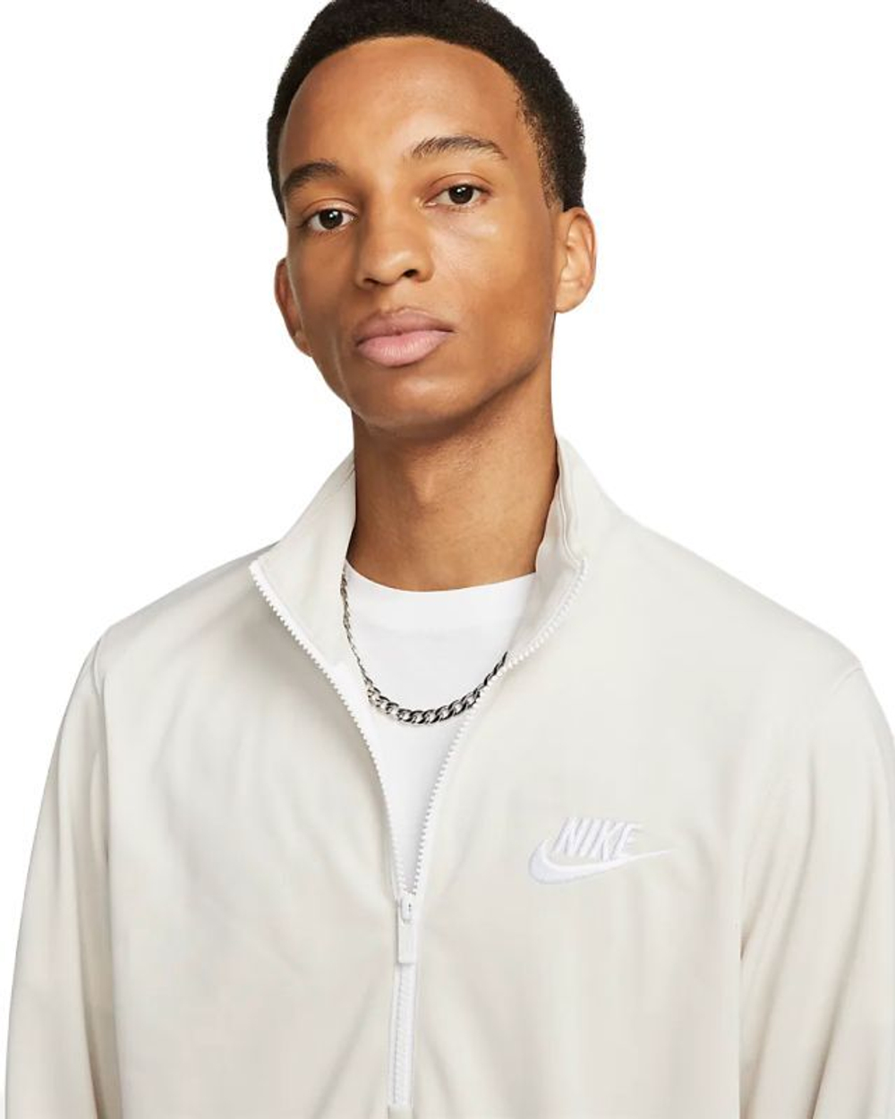 Мужской теннисный костюм Nike Sportswear Sport Essentials Track Suit - light orewood/white