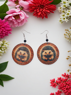 Серьги Ёжик