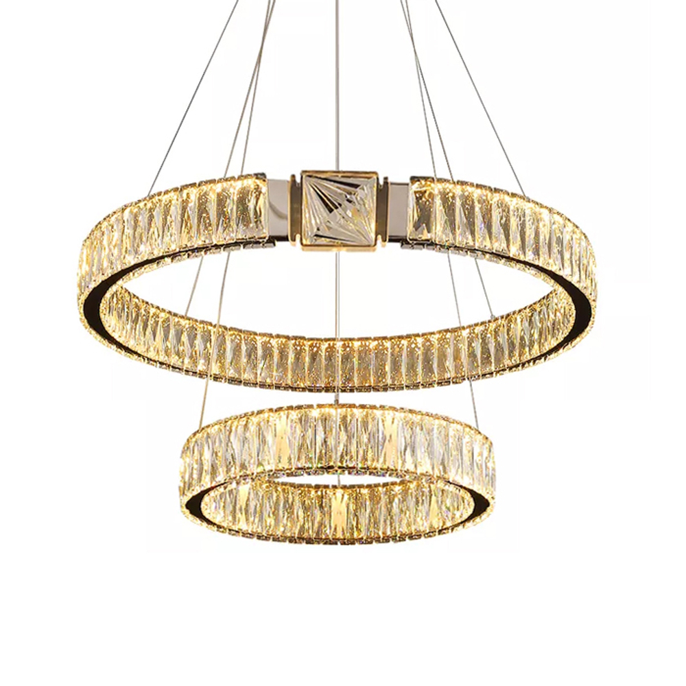 Люстра D8010P/2R/D600+400 gold