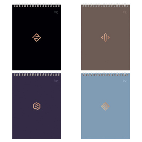 Блокнот А5 40л. на гребне BG "Моноколор. Классика"