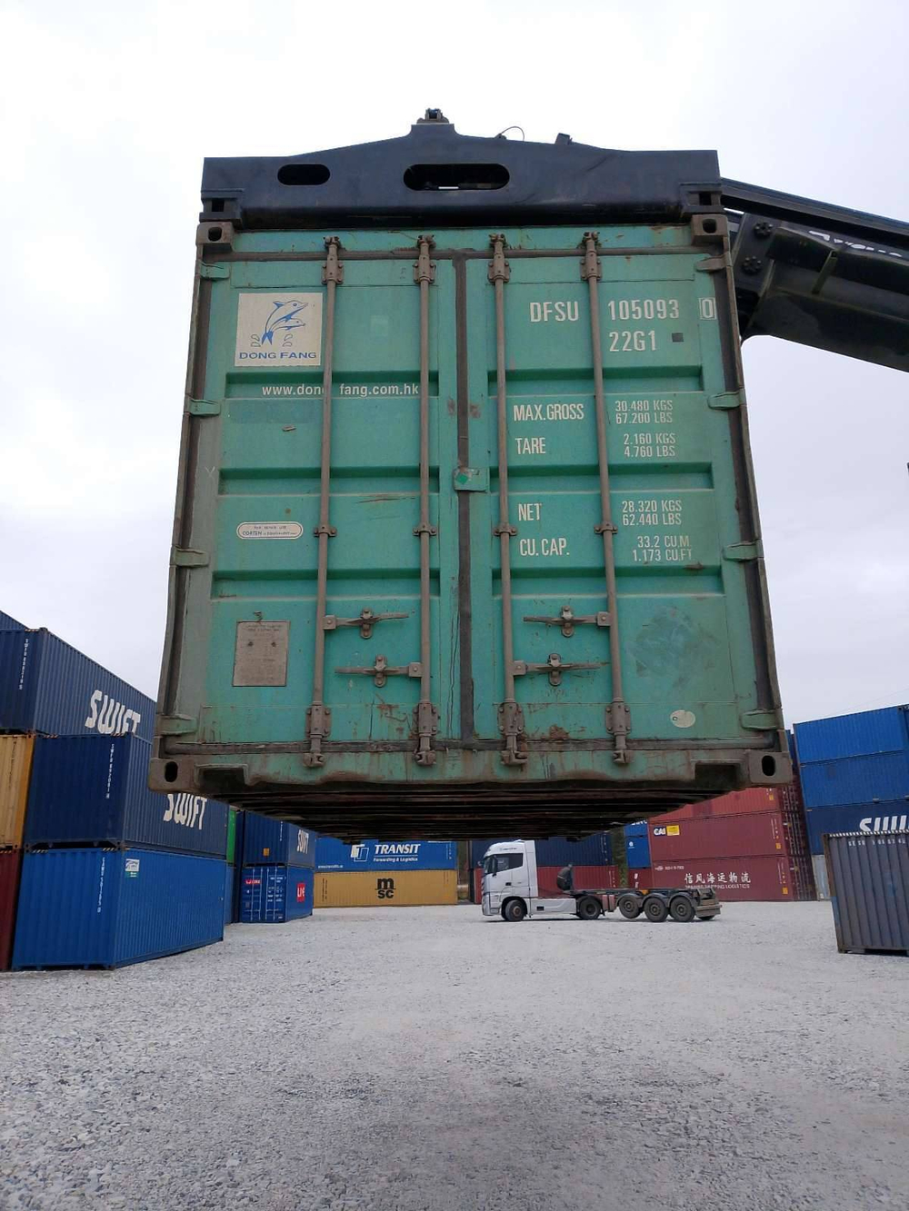Контейнер 20 футов № DFSU1050930