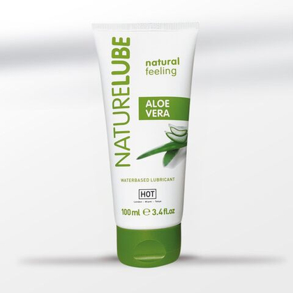 HOT Glide Naturlube - Лубрикант с Алоэ Вера на водной основе, 100мл