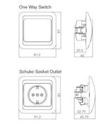 Рамка 2-я горизонтальная Makel Mimoza белая 22012