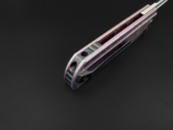 Складной нож Common M390 CrystalTi pink