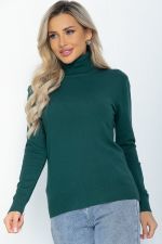 Водолазка Зимняя история (зеленая) Б14523-20М LT Collection