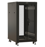 Шкаф напольный 19", 18U Hyperline TTBR-1866-DD-RAL9004