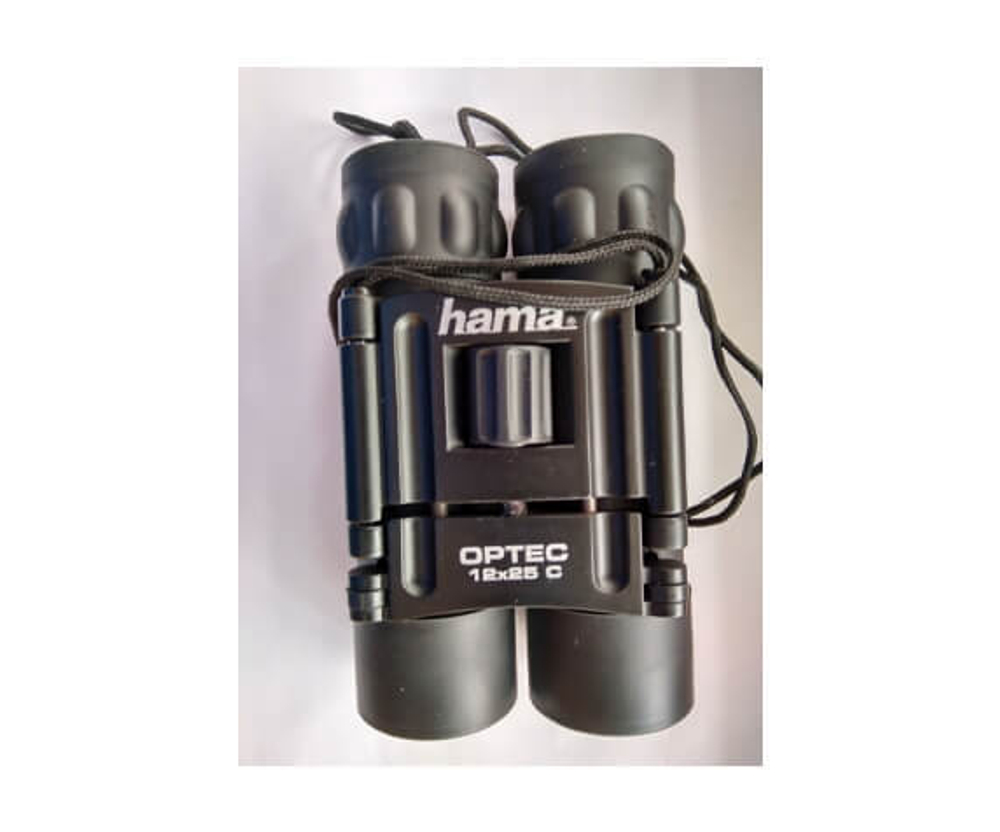 Бинокль Hama 12x25 Optec Roof, черный - фото 2