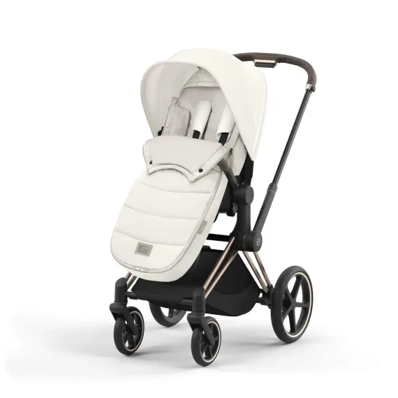 Теплый конверт в коляску Cybex Platinum Footmuff Off White