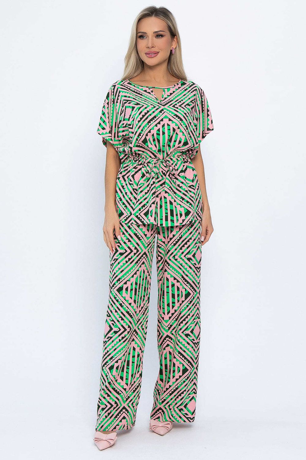 Костюм Аксиома успеха (зелено-розовый) К13831-5М LT Collection