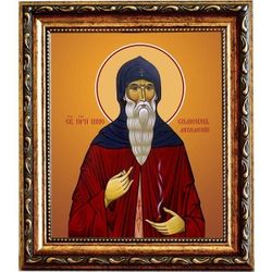 Шио (Симеон) Мгвимский преподобный. Икона на холсте.