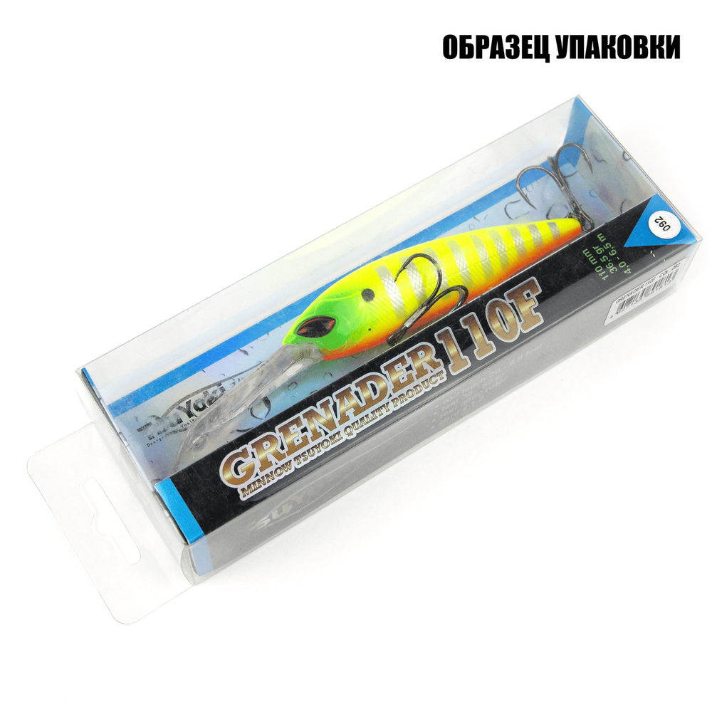 Воблер TsuYoki GRENADER 110F (36.5гр/11см)