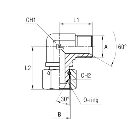 Соединение PFN90 BSP 1/8"