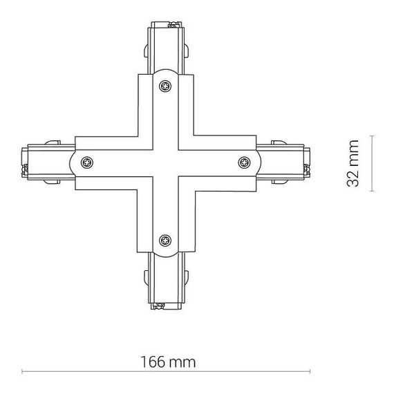 Коннектор X-образный Nowodvorski Ctls Power 8702